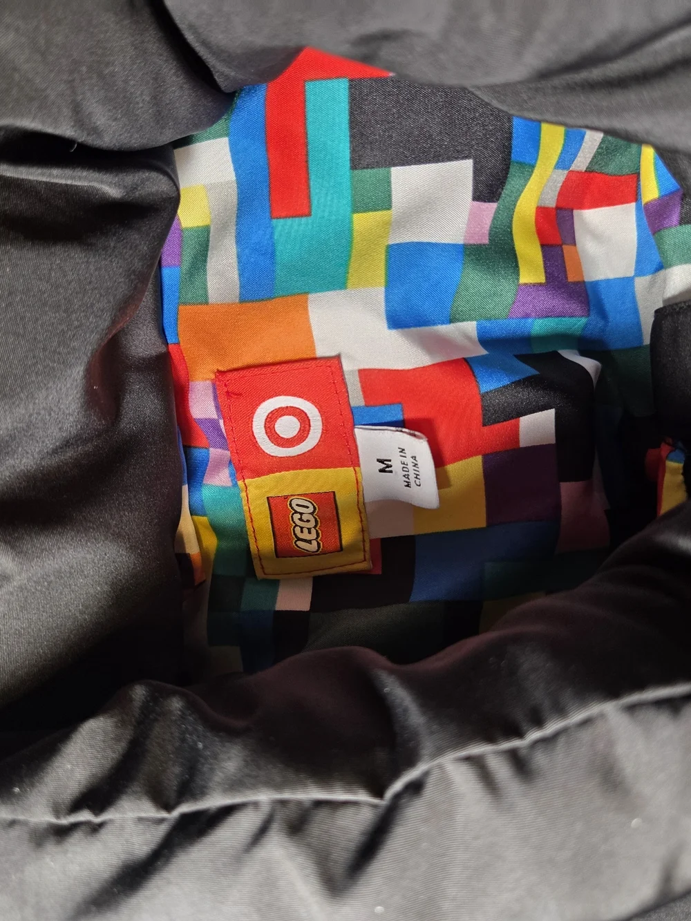 Lego Multicolor Geometric Print Puffer Jacket